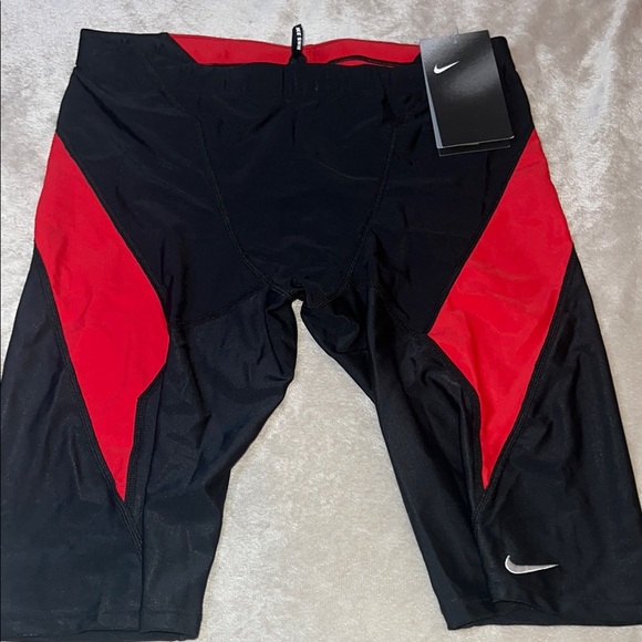 Nike Other - NIKE Black and Red Swim Shorts